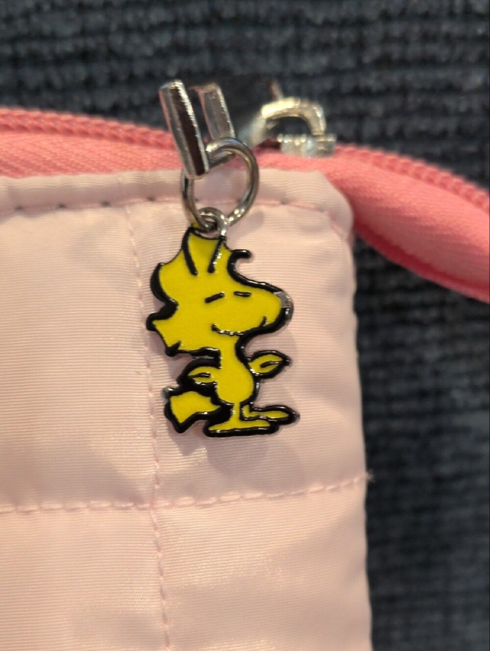 Peanuts Pink Quilted Insulated Snoopy Tote with Embroidered Appliqués - Picture 5 of 5